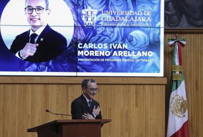 Presenta doctor Carlos Iván Moreno Arellano plan de trabajo ante el CGU