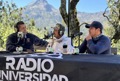 Histórica transmisión de Radio UdeG desde el Nevado de Colima