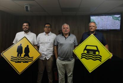 Alertan sobre la velocidad del agua en puntos de inundación en el AMG para este temporal de lluvias