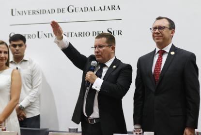 Rinde protesta Dante Jaime Haro Reyes como Rector del CUSur