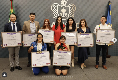 Universitarias y universitarios ganan Premio Estatal de la Juventud 2025