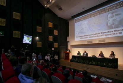 Inauguran sexta edición del Congreso Internacional de Derechos Humanos y Derecho Internacional Humanitario 