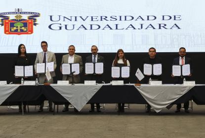 Firman convenio UdeG y Supremo Tribunal de Justicia de Jalisco