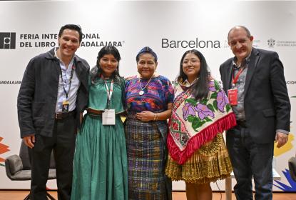 Rigoberta Menchú llama a niñas y adolescentes indígenas a mantener lucha y liderazgo