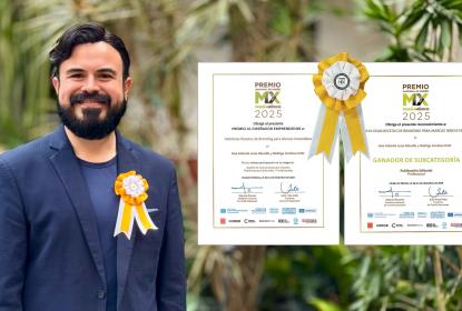 Gana profesor del CUAAD dos galardones del Premio Nacional de Diseño 2025