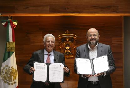 Firma UdeG convenio de colaboración con la Procuraduría Agraria del Gobierno de México
