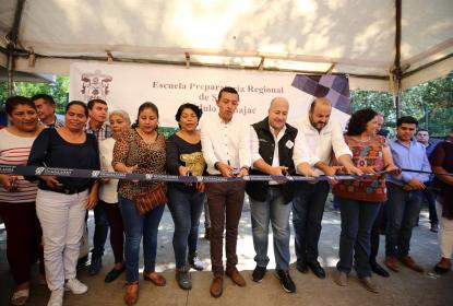 Inauguran Módulo de Usmajac de la Preparatoria de Sayula 