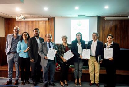 Firman tres centros universitarios acuerdo para crear red que investigará temas de desarrollo sustentable y derecho ambiental