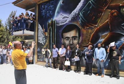 Inauguran mural de Rodolfo Neri Vela en Preparatoria Regional de Tlajomulco