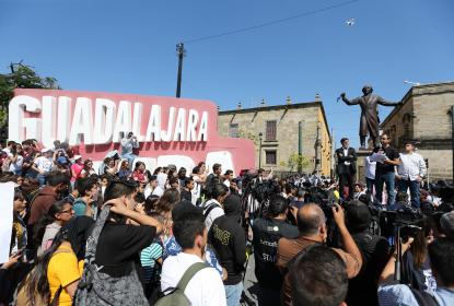Dirigente de la FEU se reúne con autoridades de Jalisco y Guadalajara, quienes asumen compromisos por seguridad ciudadana y movilidad 