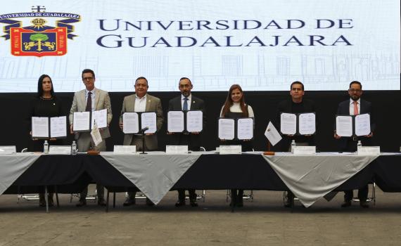 Firman convenio UdeG y Supremo Tribunal de Justicia de Jalisco