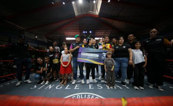 Luchan en Arena Coliseo a beneficio de las infancias del CRIT Occidente