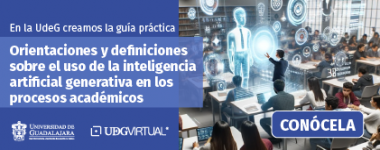 Cartel de la Guía práctica: Orientaciones y definiciones sobre el uso de la inteligencia artificial generativa en los procesos académicos