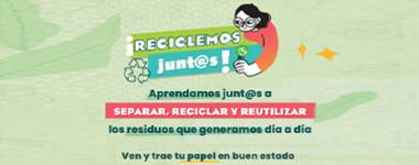 Cartel de la Campaña: ¡Reciclemos Junt@s 2023!