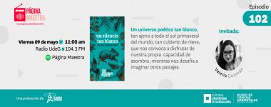Cartel de Página Maestra . Un programa de Editorial UDG. Episodio 102
