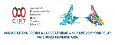 Cartel del Premio a la Creatividad Niukame 2025 "RÓMPELA", categoría universitaria