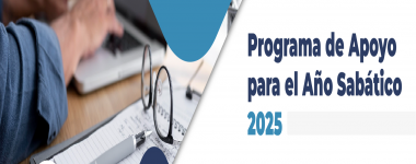 Cartel del Programa de Apoyo para el Año Sabático 2025