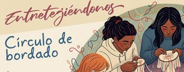 Entretejiéndonos: Círculo de bordado