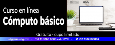Cartel del Curso en línea: Cómputo básico