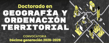 Cartel del Doctorado en Geografía y Ordenación Territorial