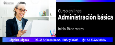 Cartel del Curso en línea: Administración básica