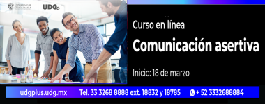 Cartel del Curso en línea: Comunicación asertiva