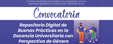 Cartel de la Convocatoria: Repositorio Digital de Buenas Prácticas en la Docencia Universitaria con Perspectiva de Género