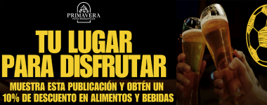 Cartel Hotel Primavera, tu lugar para disfrutar