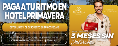 Cartel Paga a tu ritmo en Hotel Primavera