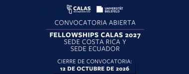 Cartel de Fellowships CALAS 2027 Costa Rica y Ecuador