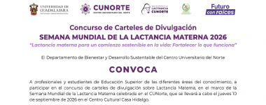 Cartel del Concurso de Carteles de Divulgación: Semana Mundial de la Lactancia Materna 2026