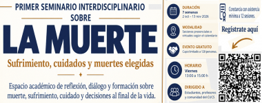Cartel del Primer Seminario Interdisciplinario sobre la Muerte