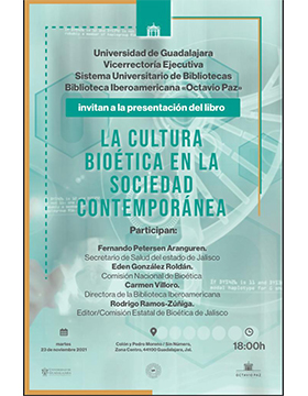 Presentación del libro: La cultura bioética en la sociedad contemporánea
